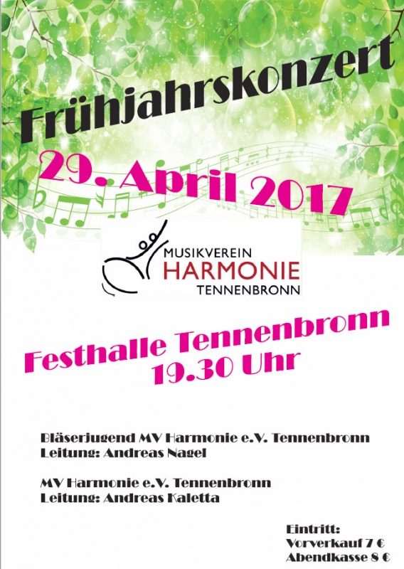 Frühjahrskonzert 2017 Harmonie Tennenbronn_1